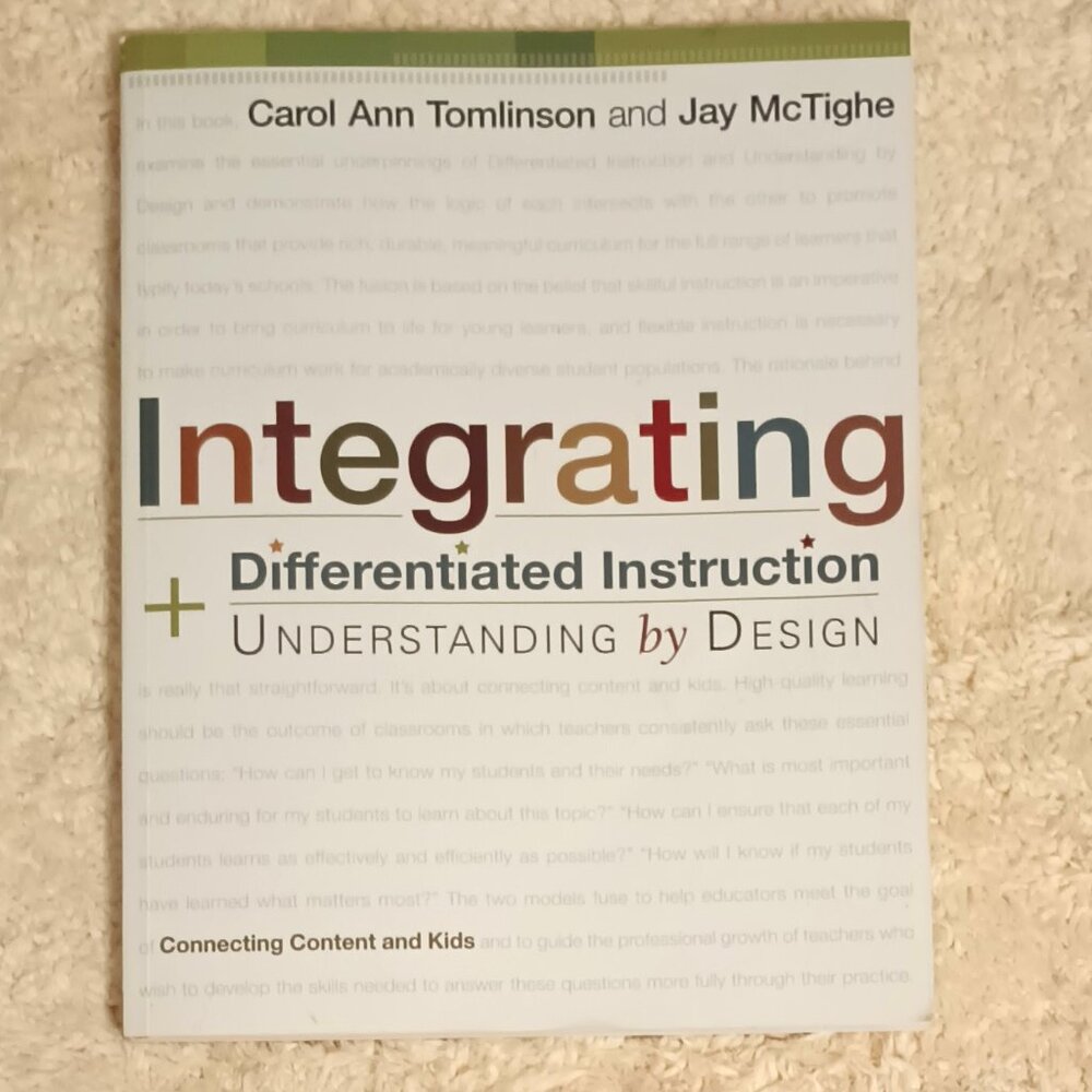 EUC~Integrating Differentiated Instruction & Understanding by Design:1st Edition